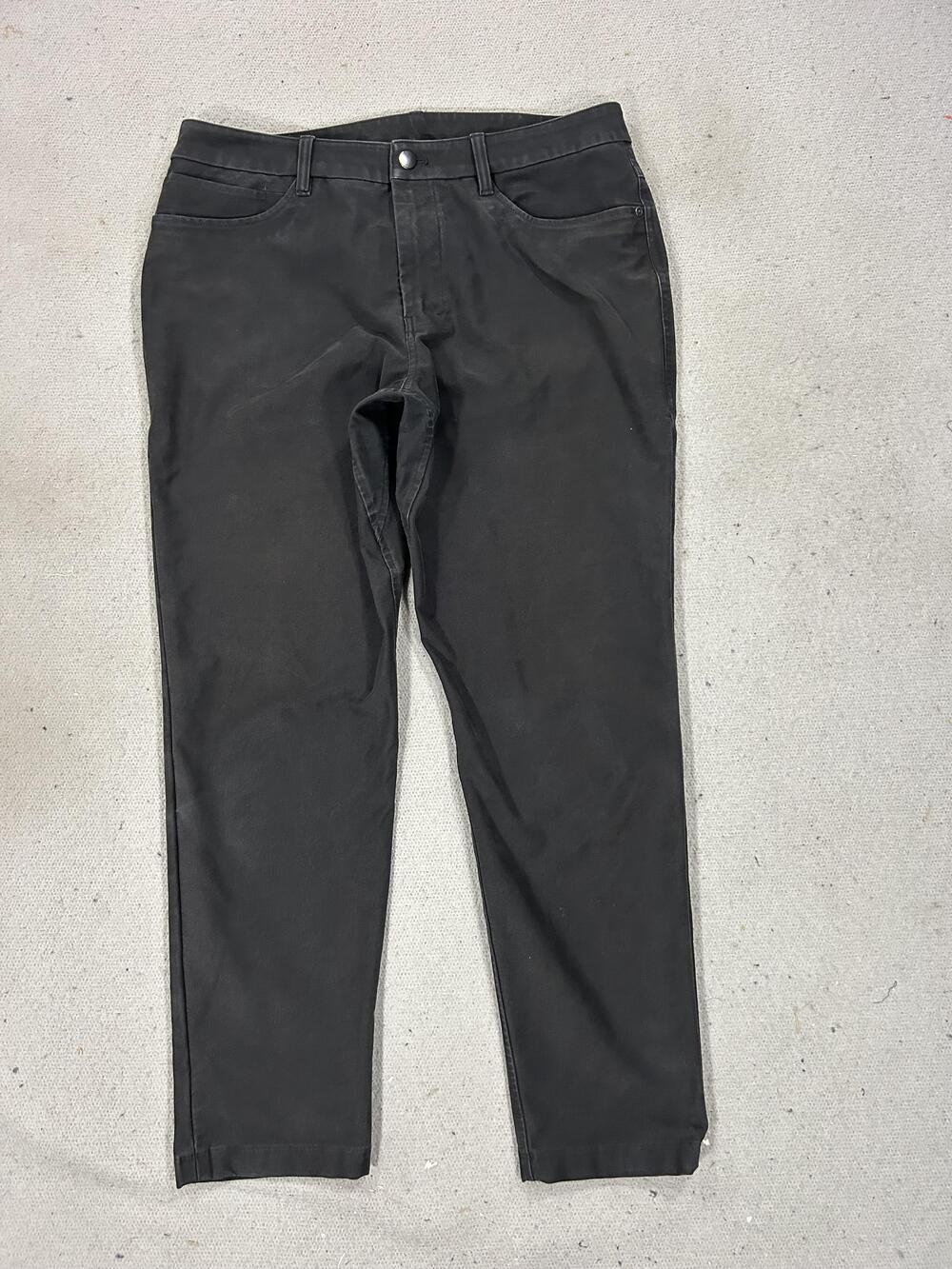 Lululemon Pants Mens 33 Black ABC Warpstreme 5 Pocket Slim Twill Casual